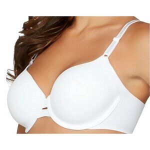Warners No Side Effects Underarm-Smoothing Comfort Underwire T Shirt Bra 38D